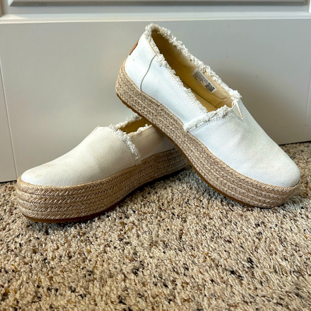 Tom’s Valencia platform espadrille